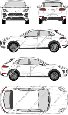 Porsche Macan break, 2014–2018 (Pors_041)