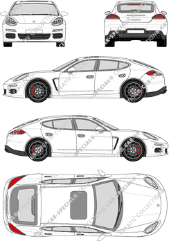 Porsche Panamera Hayon, 2014–2016 (Pors_047)