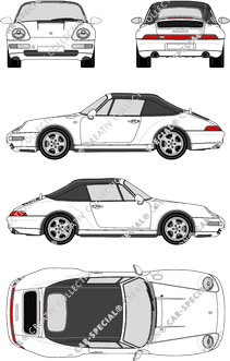 Porsche 911 cabriolet, a partire da 1995 (Pors_050)