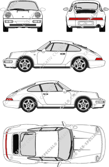 Porsche 911 Coupé, from 1990 (Pors_051)