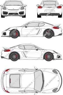 Porsche Cayman, 2015–2016 (Pors_053)