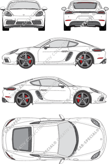 Porsche Cayman, attuale (a partire da 2016) (Pors_060)