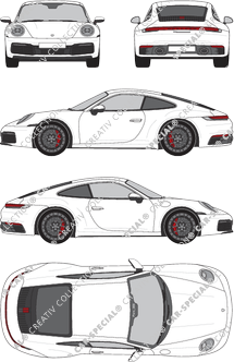 Porsche 911, aktuell (seit 2019) (Pors_068)