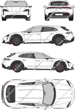 Porsche Taycan, actueel (sinds 2021) (Pors_074)