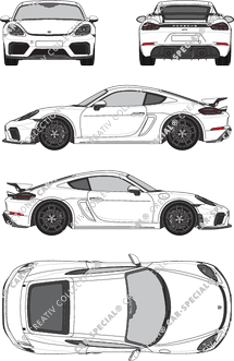 Porsche Cayman, attuale (a partire da 2020) (Pors_075)