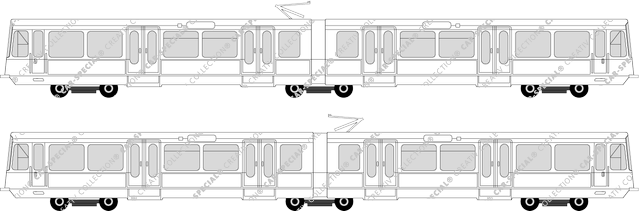 Straßenbahn Stadtbahn, Köln Serie 2300, Duewag, Serie 2300, Duewag