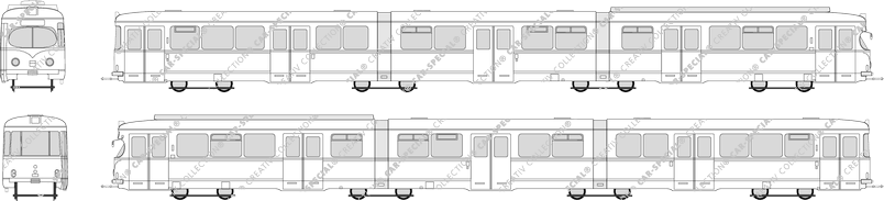 Straßenbahn Stadtbahn, Köln Serie 3200, Duewag, Serie 3200, Duewag
