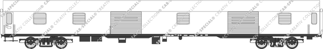 Touristikgepäckwagen Typ Dmsdz 859.1