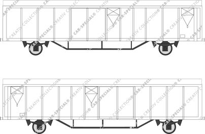 Schienengüterverkehr Güterwaggon gedeckt