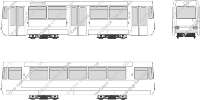 Straßenbahn Stadtbahn, Braunschweig Großraum-Beiwagen, LHB, Großraum-Beiwagen, LHB