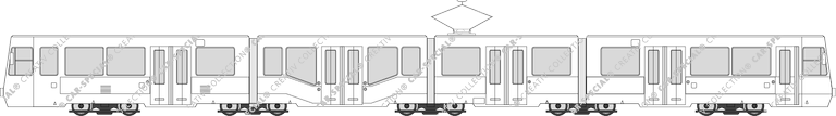 Straßenbahn Stadtbahn, Duisburg GT 10 NC, Duewag/Siemens, GT 10 NC, Duewag/Siemens