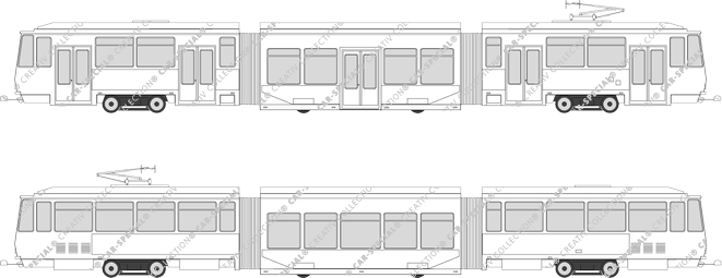 Straßenbahn Brandenburg KT NF 6-B, CKD Tatra, KT NF 6-B, CKD Tatra
