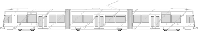 Straßenbahn Brandenburg, Erfurt, Oberhausen, Gotha MGT 6 D, Duewag/Siemens, MGT 6 D, Duewag/Siemens