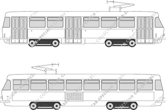 Straßenbahn Halle/Saale T4D, CKD Tatra