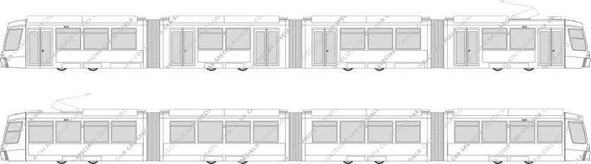 Straßenbahn München Niederflur Viergliedrig, Bombardier Transportation, Niederflur Viergliedrig, Bombardier Transportation