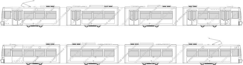 Straßenbahn Bremen Typ GT 8N, Niederflur-Straßenbahnwagen, Typ GT 8N, Niederflur-Straßenbahnwagen