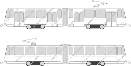 Straßenbahn Gera KT4DMC w/g lang, KT4DMC w/g lang