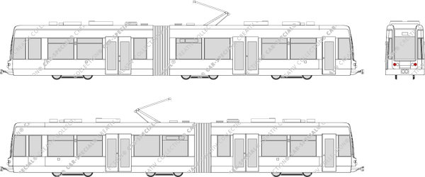 Straßenbahn Halle Niederflur-Straßenbahnwagen M, Niederflur-Straßenbahnwagen M