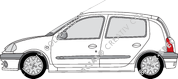 Renault Clio Hatchback, 1998–2002