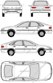 Renault Laguna, Hayon, 5 Doors (1994)