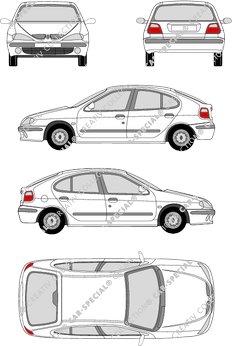 Renault Mégane, Kombilimousine, 5 Doors (2001)