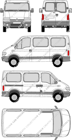 Renault Master camionnette, 1997–2003 (Rena_036)