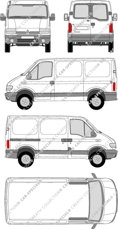 Renault Master Kastenwagen, 1997–2003 (Rena_037)