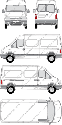 Renault Master Kastenwagen, 1997–2003 (Rena_039)