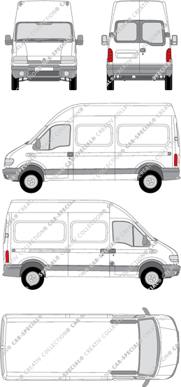 Renault Master Kastenwagen, 1997–2003 (Rena_041)