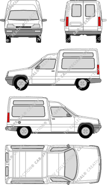 Renault Rapid van/transporter, 1991–1994 (Rena_043)