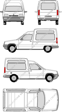 Renault Rapid van/transporter, 1991–1994 (Rena_044)