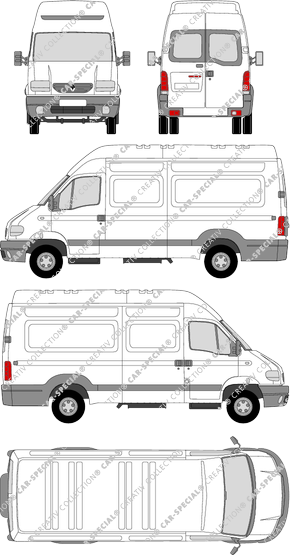 Renault Mascott van/transporter, 1999–2004 (Rena_077)