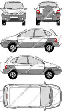 Renault Scénic Kombi, 2000–2003 (Rena_082)