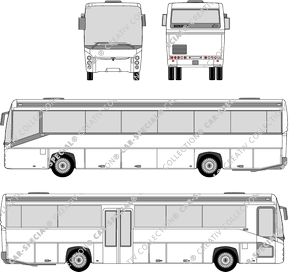 Renault Arès doppelte Mittelltür, doppelte Mittelltür, Überland-Linienbus