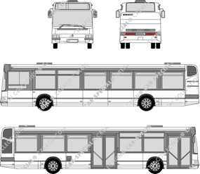 Renault Agora, autobus de ligne, 2 Doors