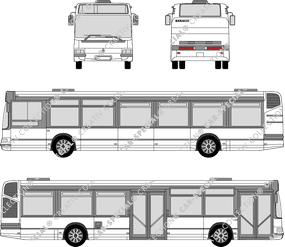 Renault Agora, lijnbus, 2 Doors