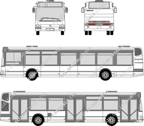 Renault Agora public service bus (Rena_088)