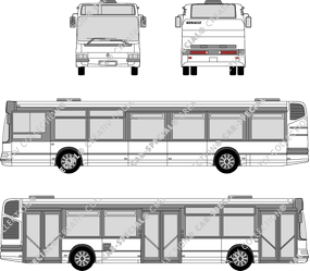 Renault Agora, lijnbus, 3 Doors