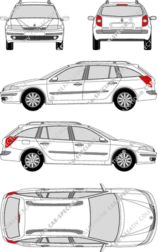 Renault Laguna break, 2001–2005 (Rena_089)