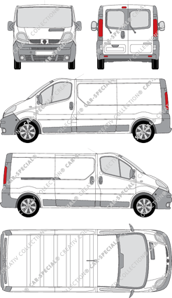 Renault Trafic furgone, 2001–2006 (Rena_095)