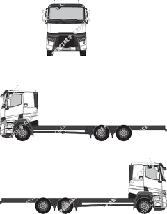 Renault T-Truck Chassis for superstructures, current (since 2022) (Rena_1000)