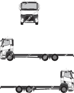 Renault T-Truck Chassis for superstructures, current (since 2022) (Rena_1001)