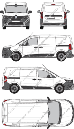 Renault Kangoo Kastenwagen, aktuell (seit 2022) (Rena_1027)