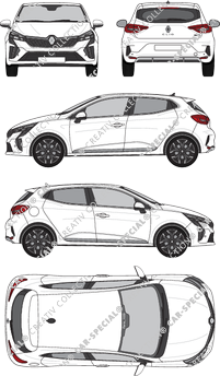 Renault Clio Hatchback, actual (desde 2023) (Rena_1039)