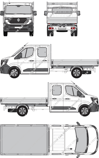 Renault Master Pritsche, aktuell (seit 2024) (Rena_1167)