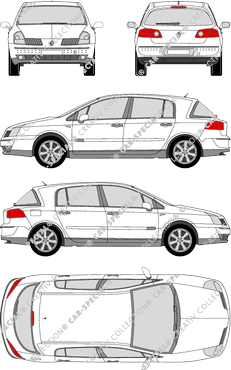 Renault Vel Satis Kombilimousine, 2002–2009 (Rena_125)