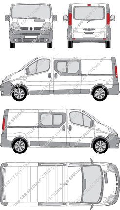 Renault Trafic fourgon, 2001–2006 (Rena_133)