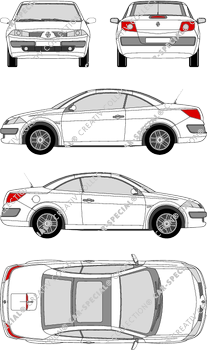 Renault Mégane Coupé-Cabriolet, Coupé-Cabriolet, 2 Doors (2003)