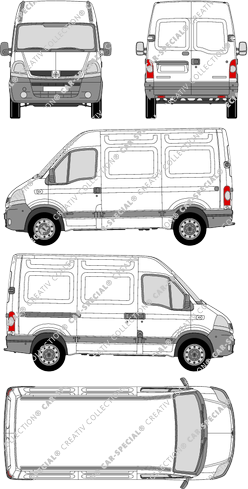 Renault Master van/transporter, 2004–2007 (Rena_169)