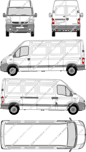 Renault Master, Kastenwagen, L3H2, 1 Sliding Door (2004)